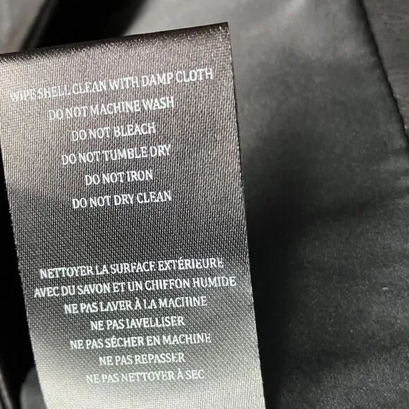 BLANK NYC Moto Jacket Womens S Black Faux Leather Biker Spring‎ Zip Pockets - Picture 10 of 11